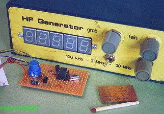 Generator im Vergleich zum PIC-Zähler